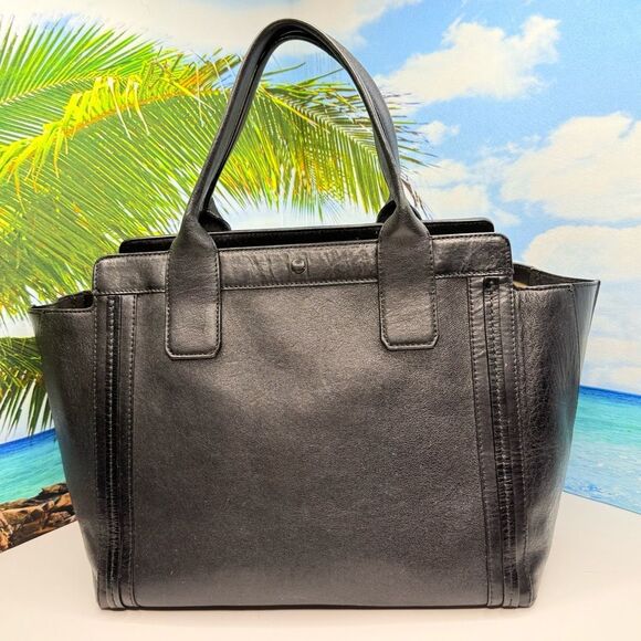 Chloé Alison East-West Tote – Pony Hair & Black Leather – Cream/Black - Picture 6 of 13